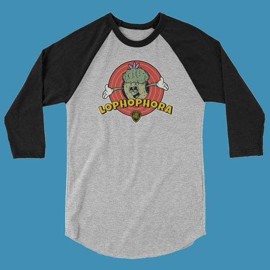 Lophophora 3/4 sleeve raglan shirt