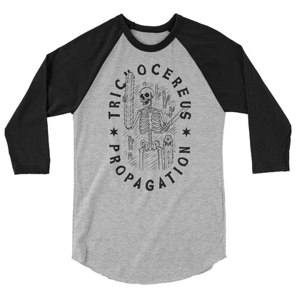 Tricho Propagation 3/4 sleeve raglan shirt