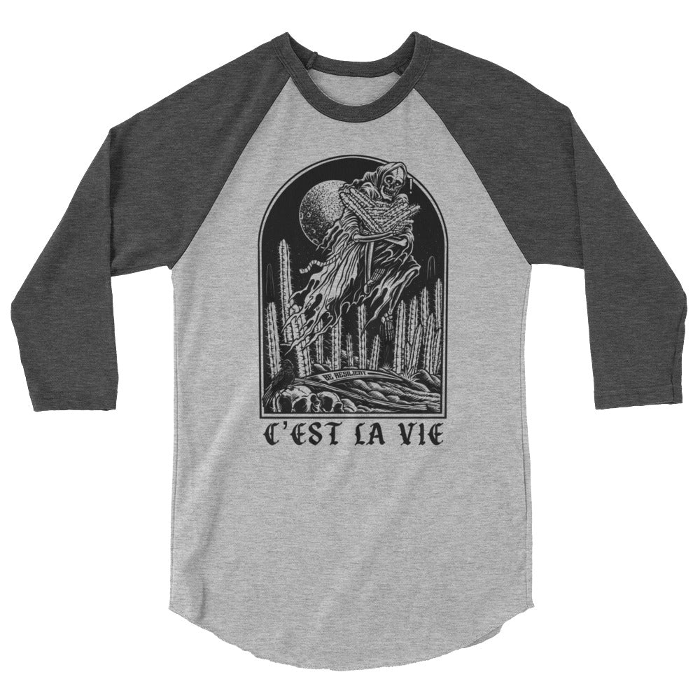C'est La Vie 3/4 sleeve shirt