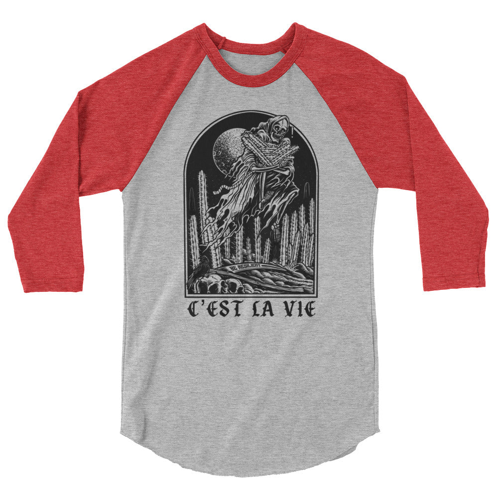 C'est La Vie 3/4 sleeve shirt