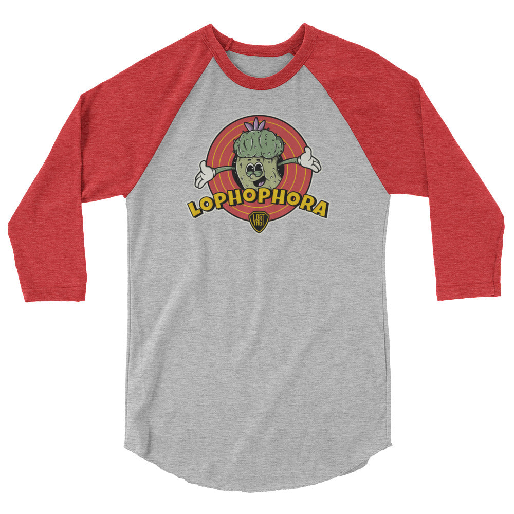 Lophophora 3/4 sleeve raglan shirt