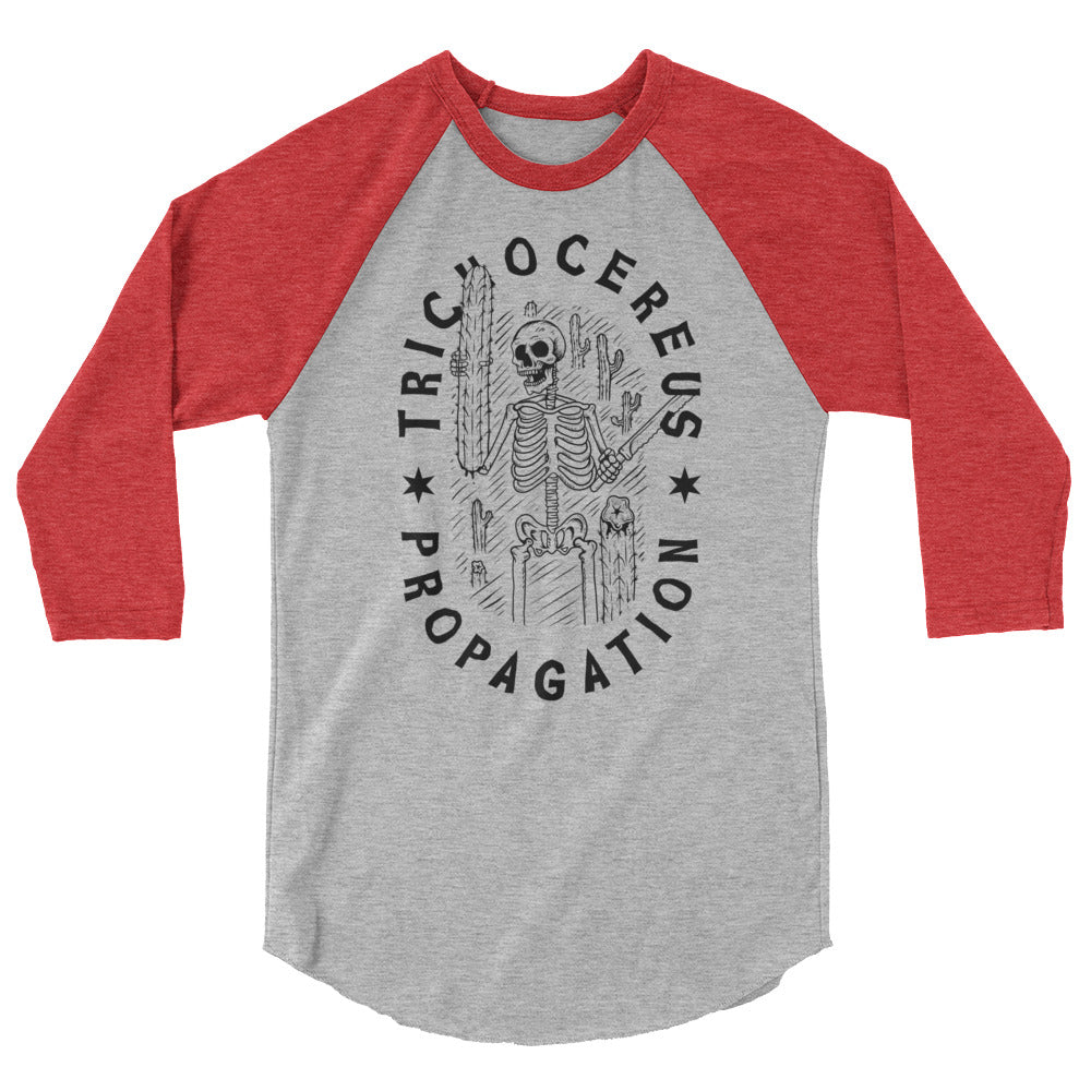 Tricho Propagation 3/4 sleeve raglan shirt