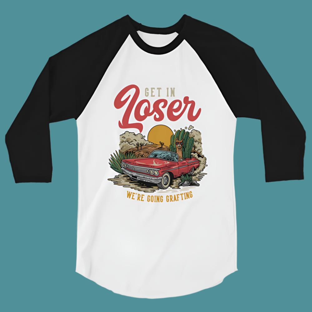 Get in Loser camisa raglán de manga 3/4