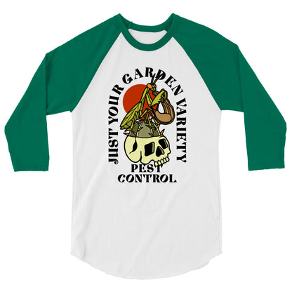 Pest Control 3/4 sleeve raglan shirt