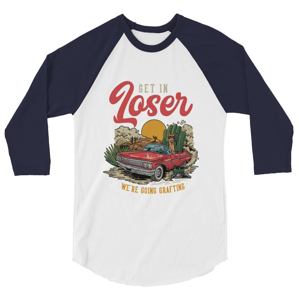 Get in Loser camisa raglán de manga 3/4