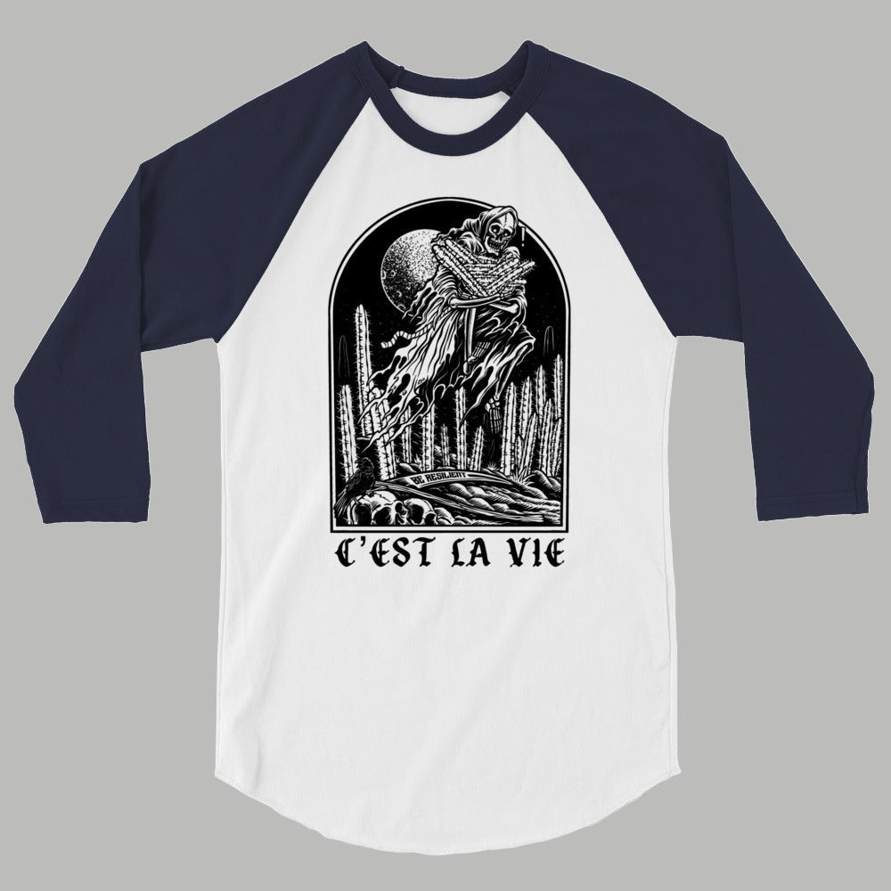 C'est La Vie 3/4 sleeve shirt