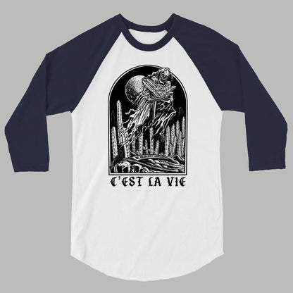 C'est La Vie 3/4 sleeve shirt
