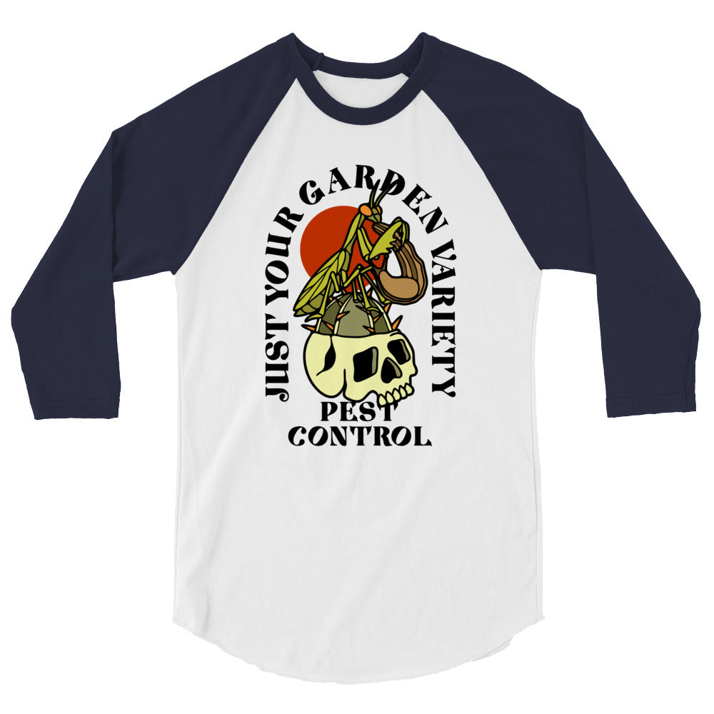 Pest Control 3/4 sleeve raglan shirt