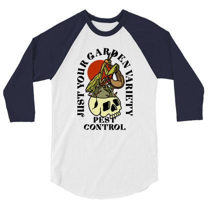Pest Control 3/4 sleeve raglan shirt
