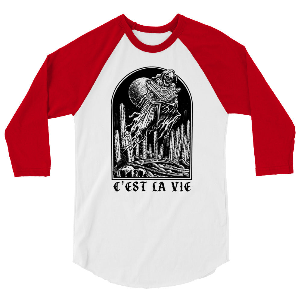 C'est La Vie 3/4 sleeve shirt