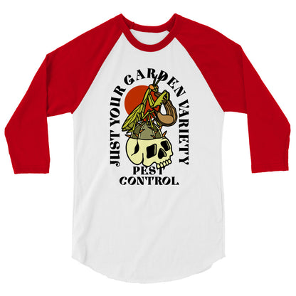Pest Control 3/4 sleeve raglan shirt
