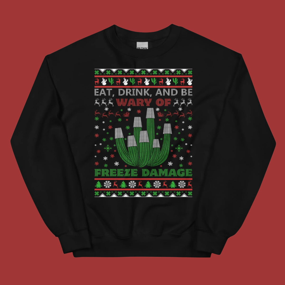 Freeze Damage Ugly Christmas Sweater