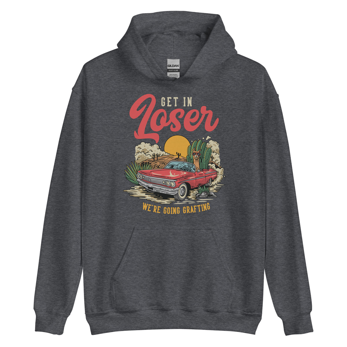 Métete en la sudadera con capucha unisex Loser