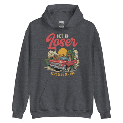 Métete en la sudadera con capucha unisex Loser