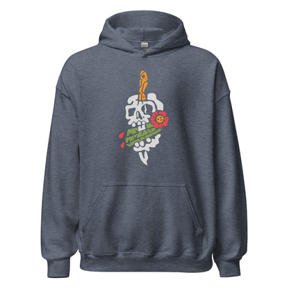 Sudadera con capucha unisex Tricho Skull