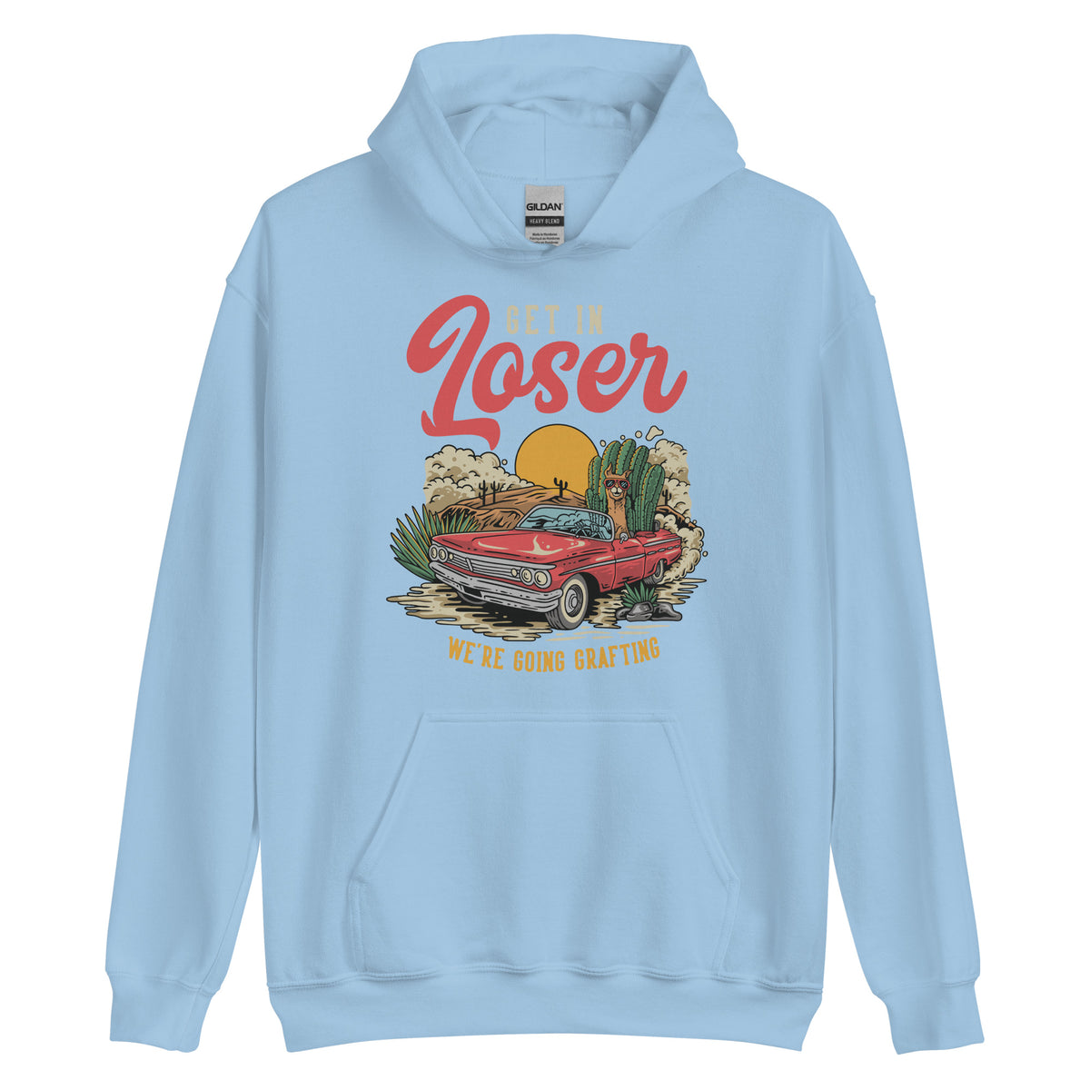 Métete en la sudadera con capucha unisex Loser