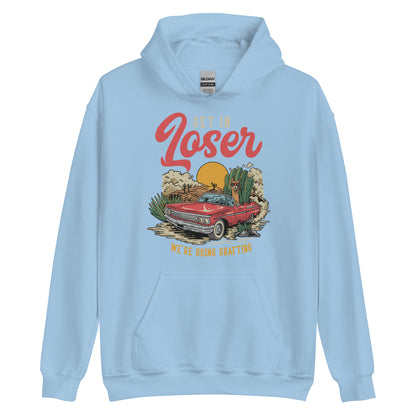 Métete en la sudadera con capucha unisex Loser