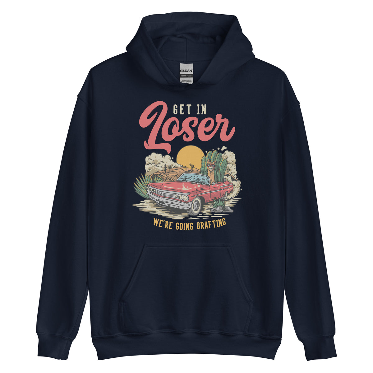 Métete en la sudadera con capucha unisex Loser