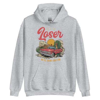 Métete en la sudadera con capucha unisex Loser