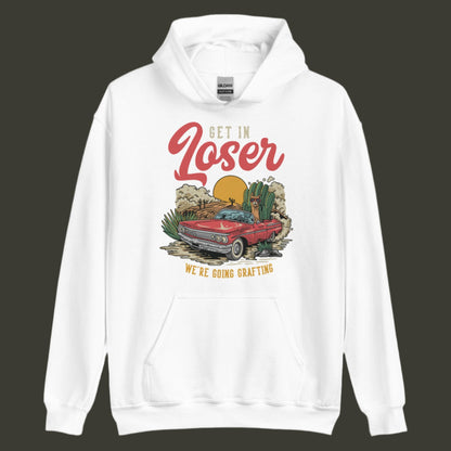 Métete en la sudadera con capucha unisex Loser