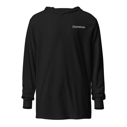 Scopulicola unisex hooded long-sleeve tee