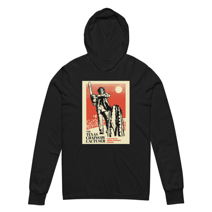 Chainsaw Cactuser hooded long-sleeve tee