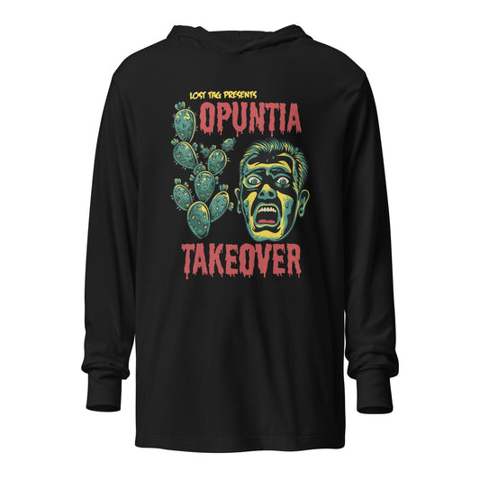 Opuntia Hooded long-sleeve tee