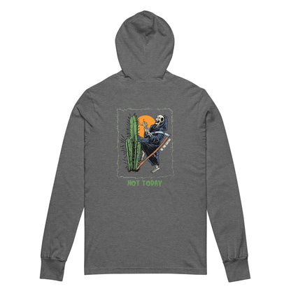 Not Today, Death hooded long-sleeve tee
