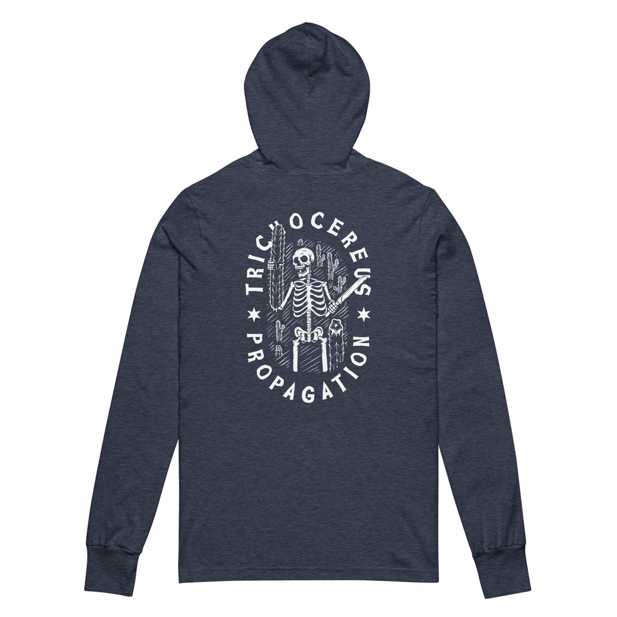 Tricho Propagation unisex hooded long-sleeve tee
