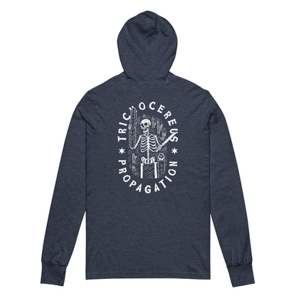 Tricho Propagation unisex hooded long-sleeve tee