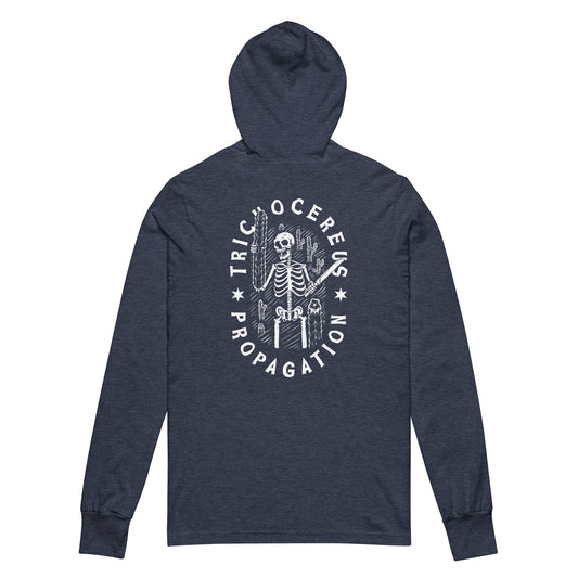Tricho Propagation unisex hooded long-sleeve tee