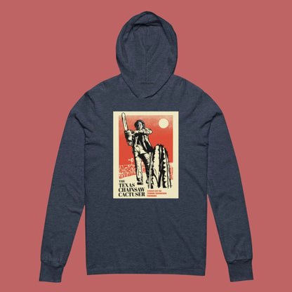 Chainsaw Cactuser hooded long-sleeve tee