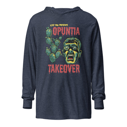 Opuntia Hooded long-sleeve tee