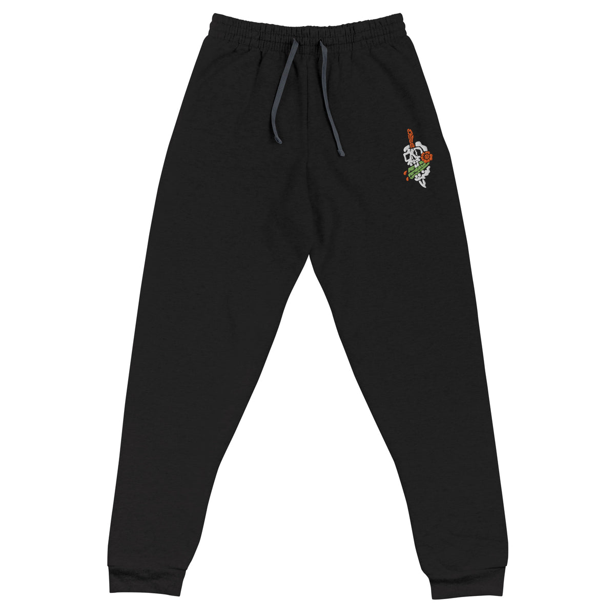Tricho Skull Embroidered Unisex Joggers