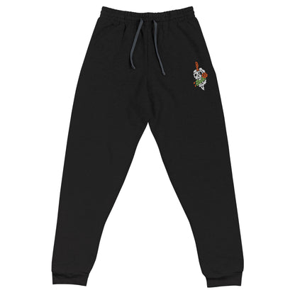Tricho Skull Embroidered Unisex Joggers