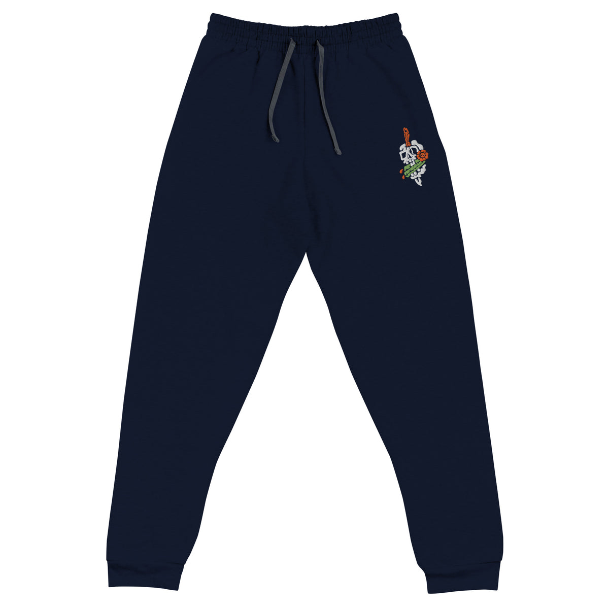Tricho Skull Embroidered Unisex Joggers