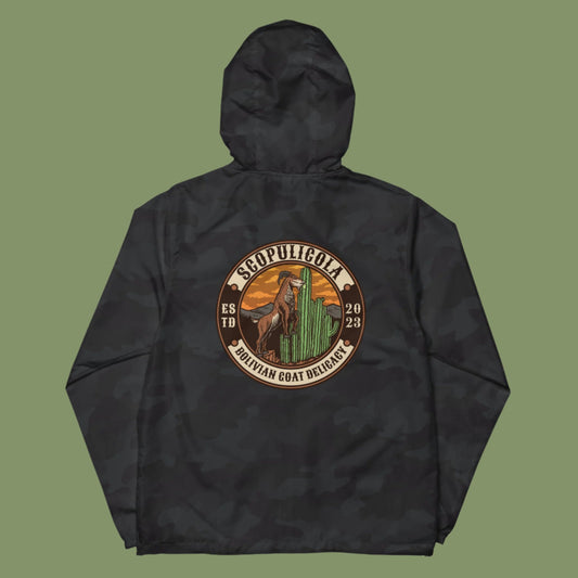 Bolivian Goat Unisex lightweight zip up windbreaker