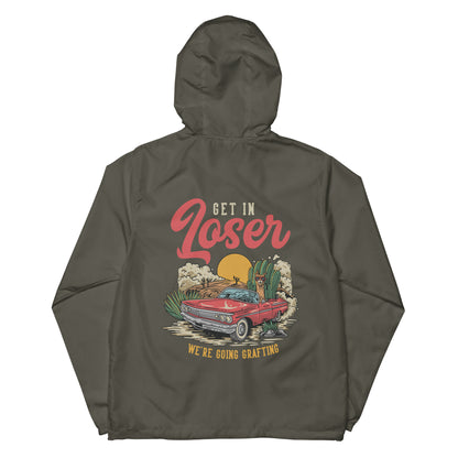 Get in Loser cortavientos ligero unisex con cremallera
