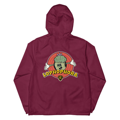 Lophophora Unisex lightweight zip up windbreaker