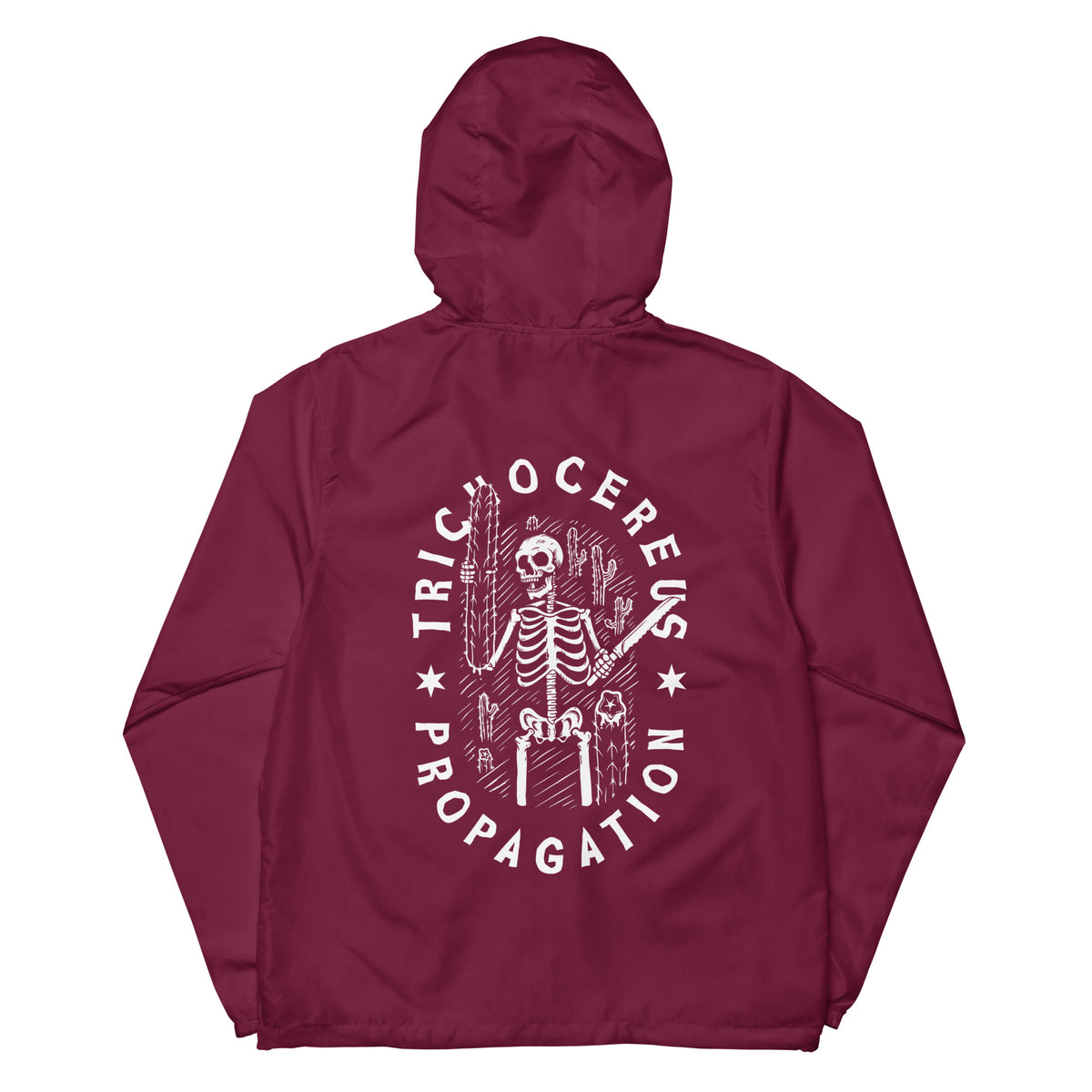 Tricho Propagation cortavientos unisex ligero con cremallera