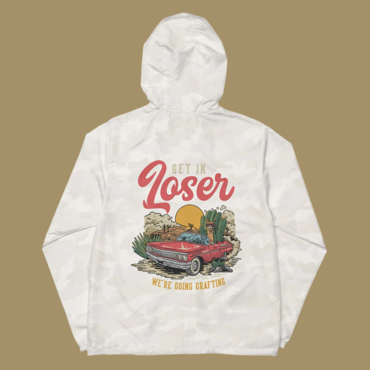 Get in Loser cortavientos ligero unisex con cremallera