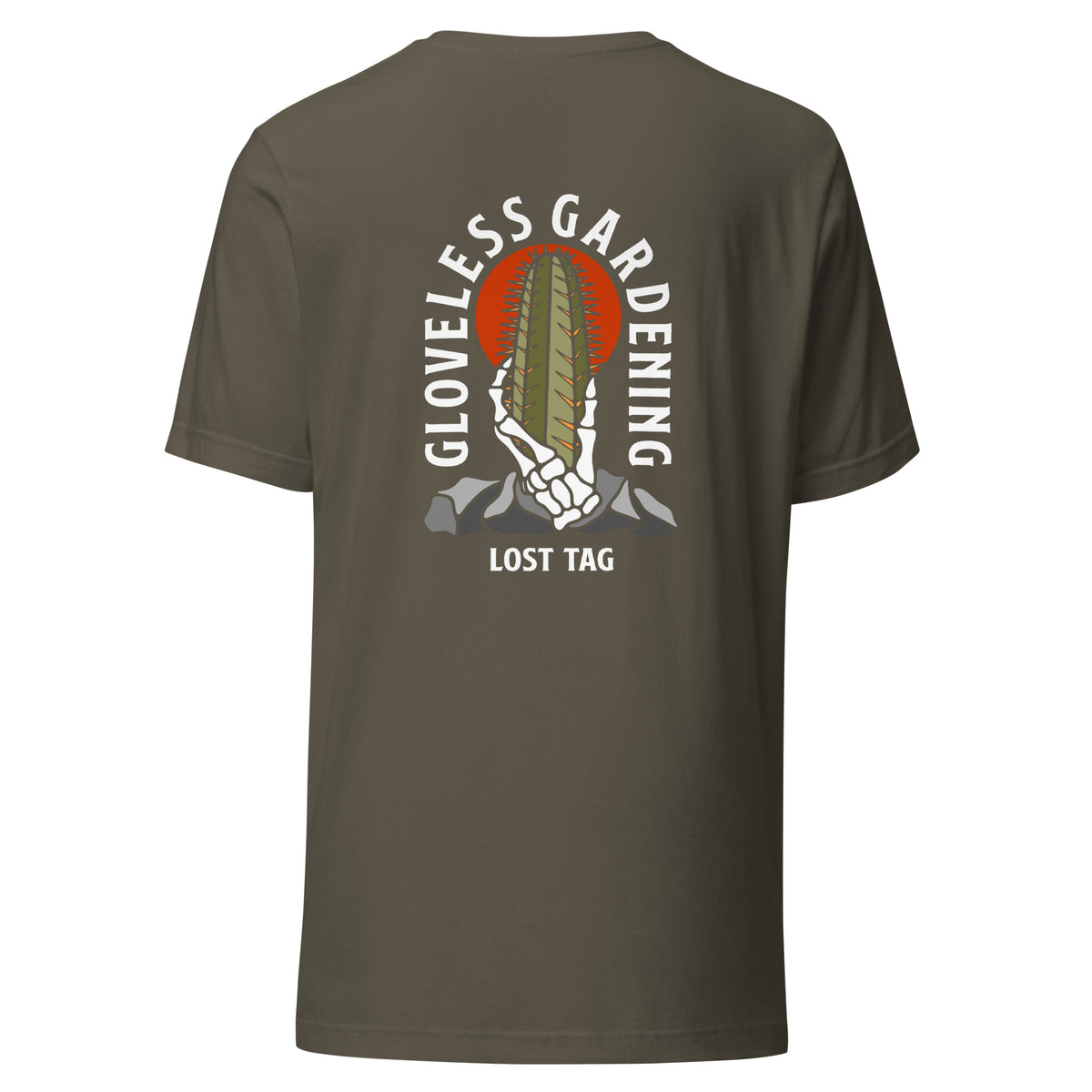 Gloveless Gardening dual-sided unisex t-shirt