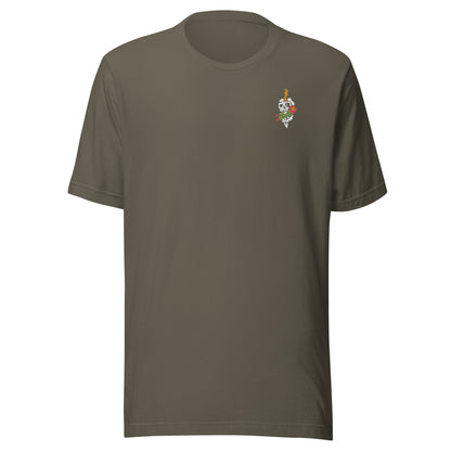 Gloveless Gardening dual-sided unisex t-shirt