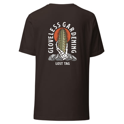 Gloveless Gardening dual-sided unisex t-shirt