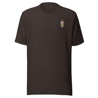 Gloveless Gardening dual-sided unisex t-shirt