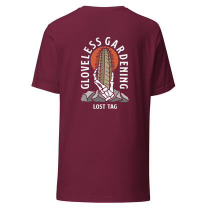 Gloveless Gardening dual-sided unisex t-shirt