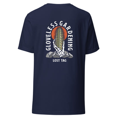 Gloveless Gardening dual-sided unisex t-shirt