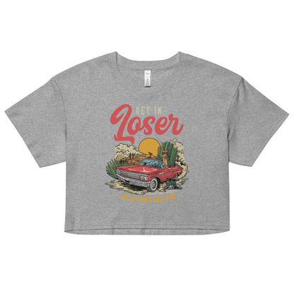 Get in Loser women’s crop top