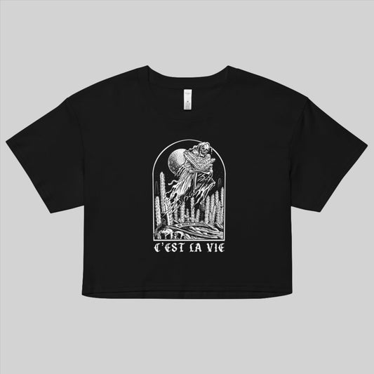 C'est La Vie Women’s crop top