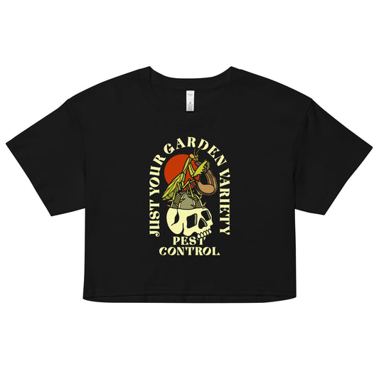 Pest Control Women’s crop top